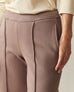Women's Pintuck Flare Pant - Coffee Quartz